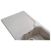 Гранітна мийка Globus Lux BOREN 860х500-А0004, пісочний- Фото 4